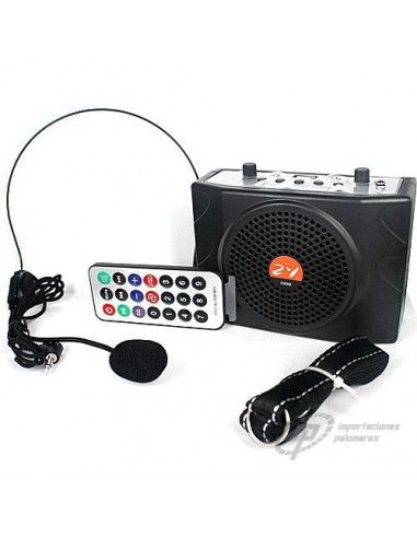 MEGAFONO DE CINTURON CON FM Y USB