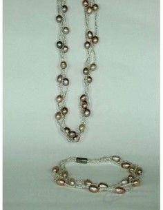 CONJUNTO DE GARGANTILLA Y...