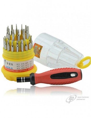 KIT DE 30 DESTORNILLADORES IMANTADOS