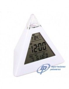 DESPERTADOR PIRAMIDE LED...
