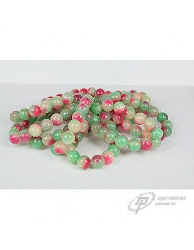 PULSERA DE BOLA DE JADE UVA ROSA