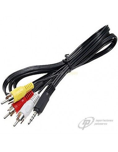 CABLE JACK 3.5MM A RCA VIDEO 1.5M IMPALO