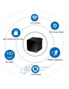CAMARA ESPIA CARGADOR USB WIFI