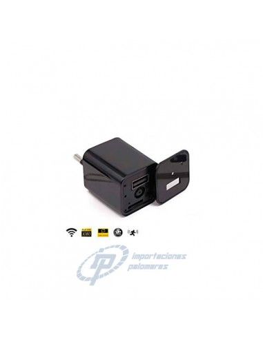 CAMARA ESPIA CARGADOR USB WIFI MINI