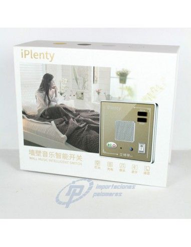 ENCHUFE BLUETOOTH MUSICAL CON USB...