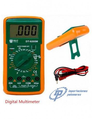 MULTIMETRO DIGITAL BEST DT-9205M