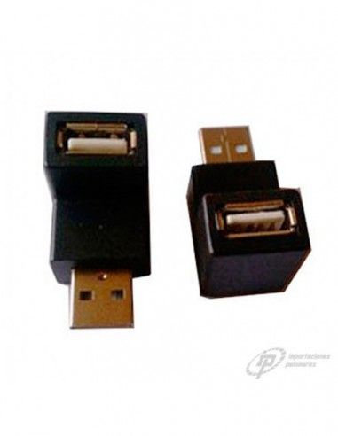 ADAPTADOR USB-H A USB-M DE CODO