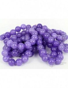 PULSERA DE BOLA DE JADE MORADA
