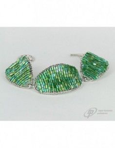 PULSERA PLATEADA CON...